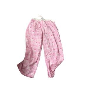 Be As You Are Pajama Pants. Size Medium. Pink with I Love Boys written all over